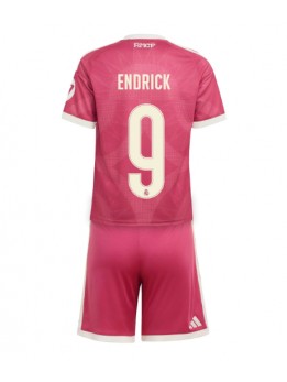 Otroški Nogometna dresi replika Real Madrid Endrick #9 Tretji 2026-27 Kratek rokav (+ hlače)